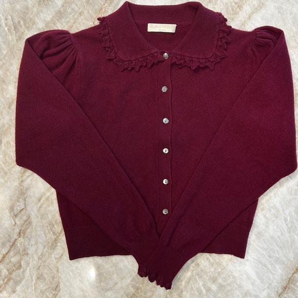Ulla Johnson Sweaters - Ulla Johnson Kalila 100% Cashmere Cardigan Small | Malbec Luxury Designer Knit